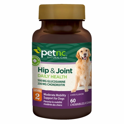 Pet NC, Hip & Joint for Dogs, 500 mg/200 mg, Level 2 60 Count