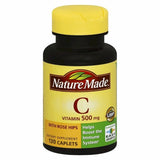 Nature Made, Vitamin C with Rose Hips, 500mg, 130 Tabs