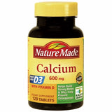 Nature Made, Calcium with Vitamin D, 600 mg, 120 Tabs