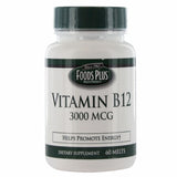 Vitamin B12 Melts 60 Tabs By Food Plus