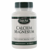 Calcium Magnesium 60 Tabs By Foods Plus