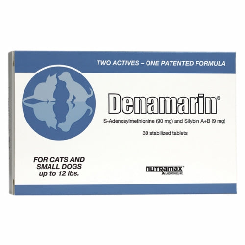 Nutramax, Denamarin for Cats & Small Dogs, 90 mg, Upto 12 lbs 30 Stabilized Tabs