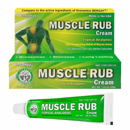 Muscle Rub Cream 1.25 Oz By Dr. Sheffield's