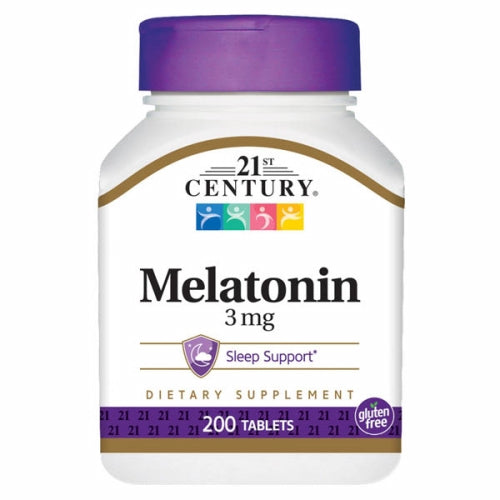 Melatonin 200 Count By 21st Century