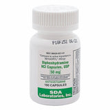 SDA Labs, Diphenhydramine HCL, 50mg, 100 Caps