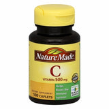 Nature Made, Vitamin C, 500mg, 100 Caplets