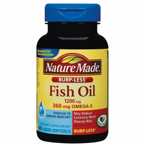 Fish Oil Burp-Less 200 Tabs By Nature Made