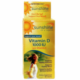 Sunshine, Vitamin D, 2000 IU 60 Tabs