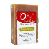 O MY!, Goat Milk Soap Bar, Toasty Almond 6 Oz