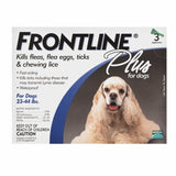 Frontline Plus, Frontline Plus for Dogs, For Dogs 23-44 lbs 3 Count