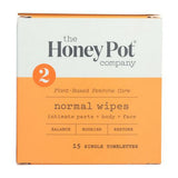 Intimate Wipes Normal 15 Count by The Honey Pot