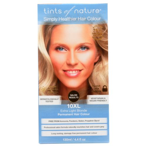 Tints of Nature, Permanent Hair Color, 10 XL Extra Light Blonde 4.4 Oz