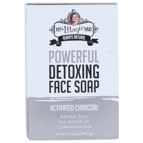 Powerful Detoxing Face Soap Activated Charcoal 3.75 Oz By My Magic Mud