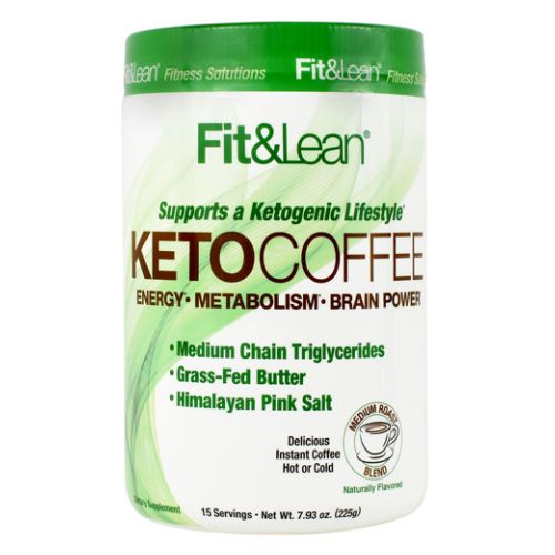 Fit & Lean Keto Coffee Medium Roast Blend 15 Servings By Maximum Human Performance