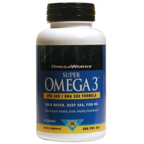 Super Omega 3 50 Softgels By OmegaWorks