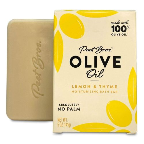 Olive Oil Bar Soap Lemon & Thyme 5 Oz By Peet Bros