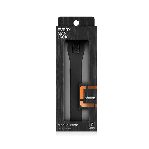 Manual Razor Black 1 Count (2 Cartridges) By Every Man Jack