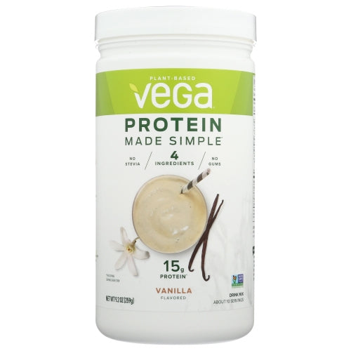 Vega, Protein Made Simple Vanilla, 9.2 Oz