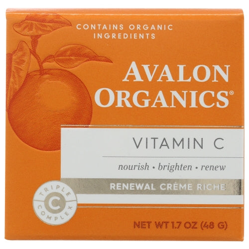 Vitamin C Skincare Renewal Creme Riche 1.7 Oz By Avalon Organics