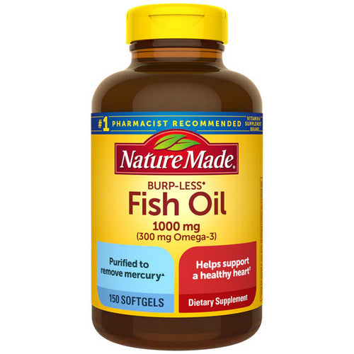 Nature Made, Nature Made Fish Oil Liquid Softgels, 150 Caps