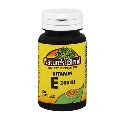 Nature's Blend, Nature'S Blend Vitamin E Soft Gels, 200 IU, 100 Caps