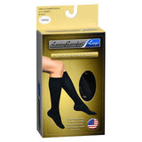 Loving Comfort, Loving Comfort Support Knee High Socks Mild Compression Large Black, 1 Each