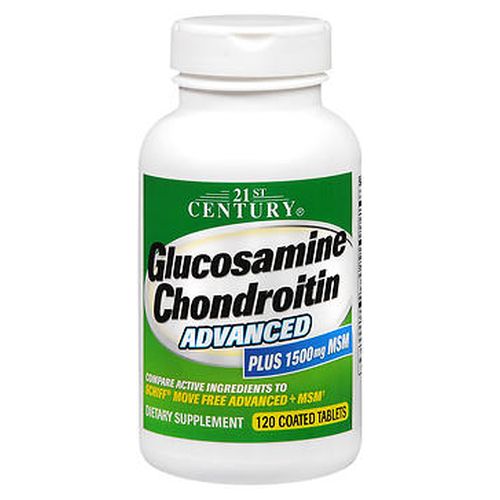 21st Century Glucosamine Chondroitin Advanced Plus MSM Tablets 120 Tabs By 21st Century