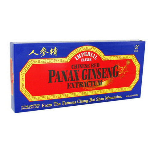 Imperial Elixir / Ginseng Company, Chinese Red Panax Ginseng Extractum - Vials, 10x10 Cc
