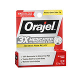Orajel, Orajel 3x Medicated For Toothache & Gum Gel, 0.25 Oz