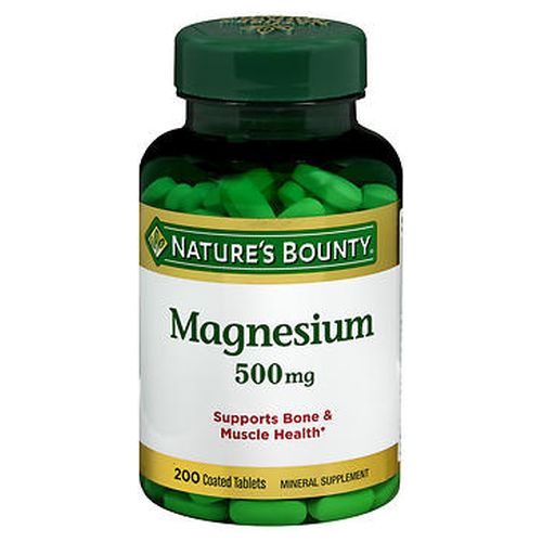 Nature's Bounty, Nature's Bounty Magnesium Tablets, 500 mg, 200 Tabs