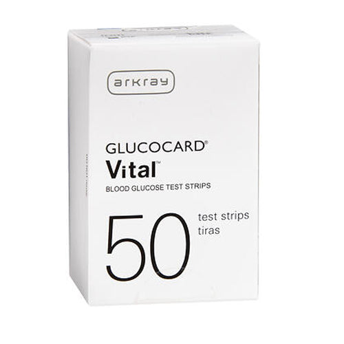 ArkRay, Glucocard Vital Blood Glucose Test Strips, 50 Each