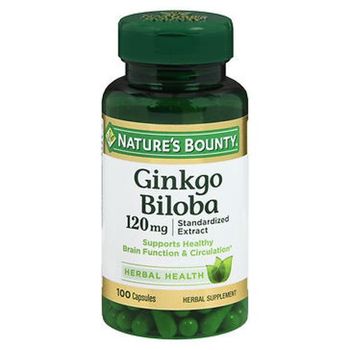 Nature's Bounty, Nature's Bounty Ginkgo Biloba Capsules, 120 mg, 100 Caps
