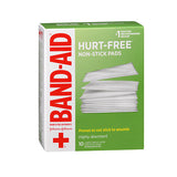 Band-Aid, BAND-AID Non-Stick Pads Large 3 inch x 4 inch, 10 Each