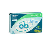 O.B. Pro Comfort Tampons Super 18 Each By O.B.