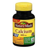 Calcium Vitamin D 60 Tabs By Nature Made