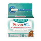 Feverall, Feverall Suppository Junior, 325 mg, 6 Each