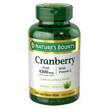Nature's Bounty Cranberry 4200 mg With Vitamin C Herbal Supplement Softgels 250 Softgels by Nature's Bounty