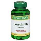 Nature's Bounty, Nature's Bounty L-Arginine, 1000 mg, 50 Tabs