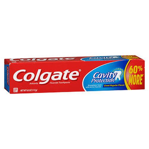 Colgate, Colgate Cavity Protection Fluoride Toothpaste, Count of 1