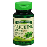 Nature's Truth, Nature's Truth Caffeine Plus Green Tea Extract Tablets, 200 Mg, 120 Tabs