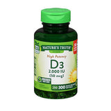 Nature's Truth, Nature's Truth High Potency Vitamin D3 Quick Release Softgels, 300 Caps
