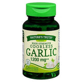 Nature's Truth, Nature's Truth High Strength Odorless Garlic Quick Release Softgels, 2400 Mg, 120 Caps