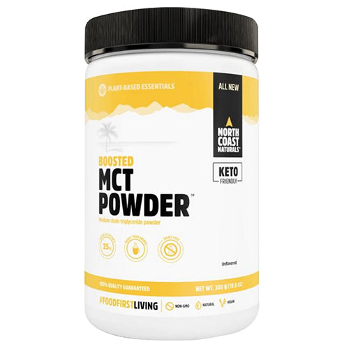 Boosted MCT Powder Unflavored 300 Grams By North Coast Naturals