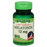 Nature's Truth, Nature'S Truth Melatonin Fast Dissolve Tabs Natural Berry Flavor, 12 Mg, 60 Tabs