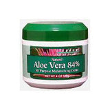 Jason Natural Products, Aloe Vera Cream, 84% w/Vit E 4 Fl Oz