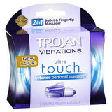 Trojan Vibrations 2 in 1 Bullet & Fingertip Ultra Touch Intense Personal Massager 1 Each by Trojan
