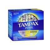 Tampax, Tampax Pearl Tampons Plastic Applicator Unscented Multi Absorbencies, 34 Each