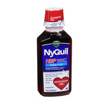 NyQuil, Nyquil Hbp Cold And Flu Liquid Cherry Flavor, 12 Oz