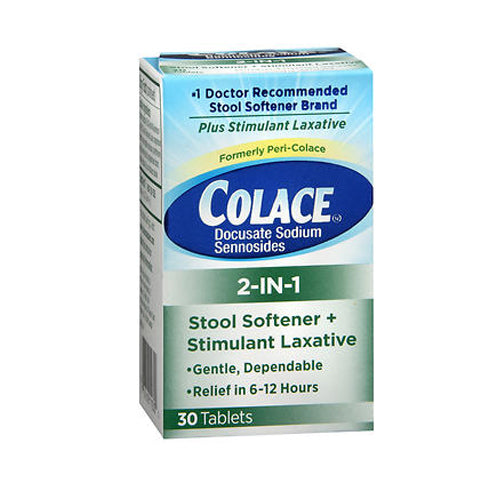 Colace, Colace 2-in-1 Tablets, 30 Tabs