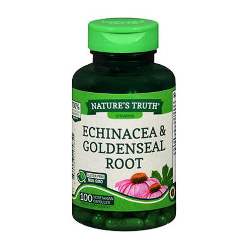 Nature's Truth, Natural Whole Herb Echinacea & Goldenseal Root, 100 Caps
